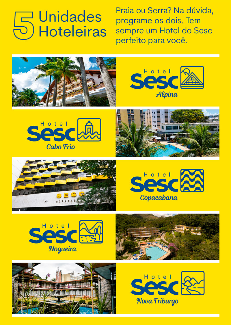 As melhores unidades hoteleiras do Sesc no Brasil